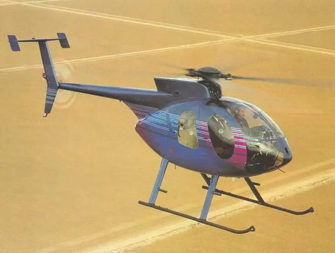 Многоцелевой легкий вертолет МакдоннеллДуглас MD 500E OH6D Супер Скаут был - фото 136