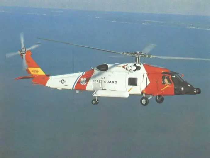 Поисковый и спасательный вертолет HH60J Джей Хоук с поисковой РЛС в носовой - фото 208