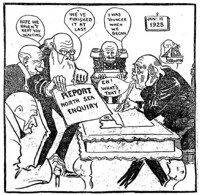 Карикатура 1904 года на результат заключения комиссии по Гулльскому инциденту - фото 23
