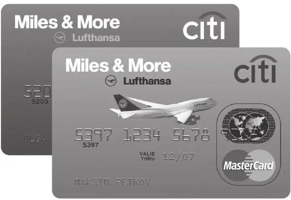 Рис 77Изображение кобрендинговой карты Ситибанка и авиакомпании Lufthansa - фото 46
