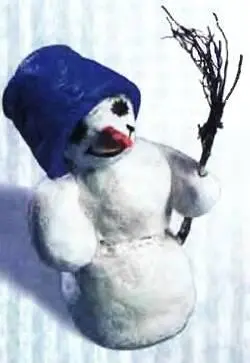 Снеговик из соленого теста Елка из вешалок Стайку крохотных ангелят - фото 59