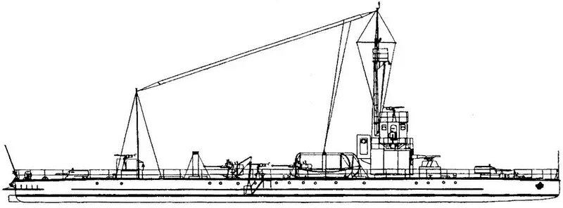 Монитор Железняков по состоянию на 1943 г Условия базирования кораблей в - фото 40