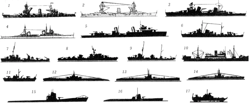 Рис 35 Корабельный состав Балтийского флота 1 линкор Октябрьская - фото 80