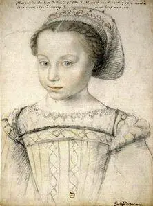 Portrait de Marguerite de Valois enfant Portrait de Marguerite en 1561 vers - фото 2