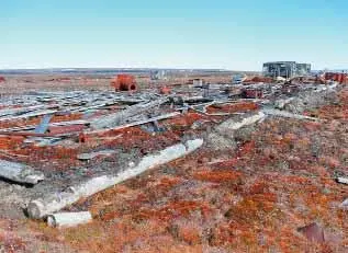 Фрагмент фундамента одного из бараков Рыбака Фото ИМ Сабирова август 2008 - фото 100