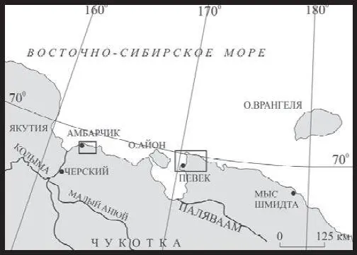Расположение описанных в статье районов выделены прямоугольниками - фото 103