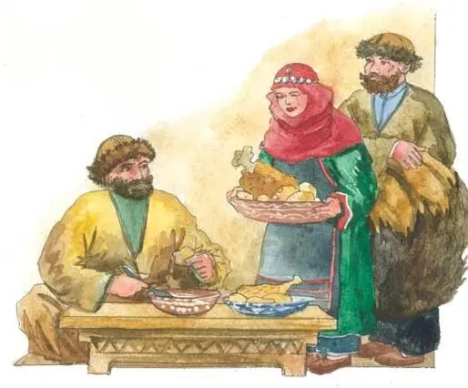 Кая посылали в дом родственника самые лучшие блюда или продукты Обычно все - фото 50