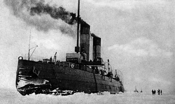 Рис 079 а Ермак во льдах 1899 г Рис 079 б Полярные плавания Ермака в - фото 112