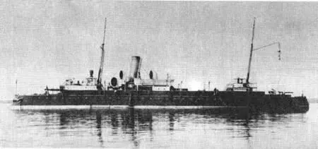 Головной корабль серии канонерская лодка Грозящий 26 марта 1892 г - фото 25