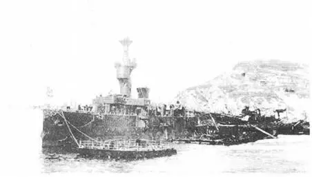 Гиляк в ПортАртуре 1904 г Канонерские лодки в течении этого боя - фото 47