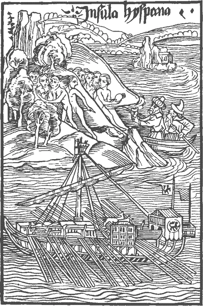 Испанский остров Высадка рисунок 1493 г 25 декабря изза небрежности - фото 11