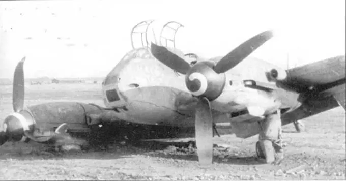 Ме410B 1U2 из ZG26 после вынужденной посадки КенигсбергНеумарк 1944 г - фото 153