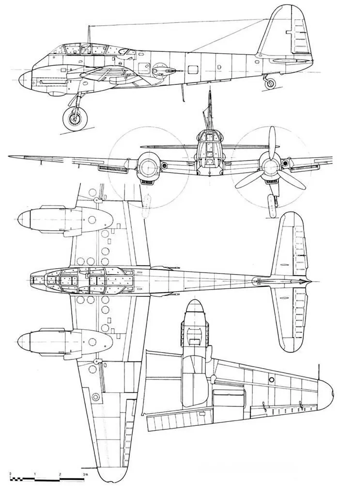 Messerschmitt Me 210Al Me 210V1 Me 210A0 Me 210Ca1 - фото 76