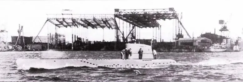 U 793 Wa 201 во время испытательного рейса в апреле 1944 г после постройки - фото 44