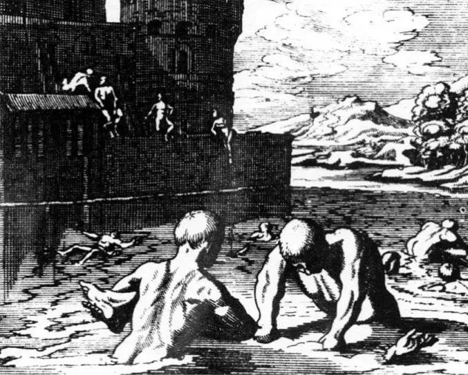 Казнь утоплением Гравюра XVII века опубликованная во Всеобщей истории - фото 164