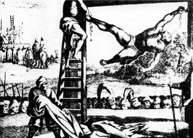 Повешение на крюках в Турции Гравюра XVIII века Частн кол Повешение на - фото 194
