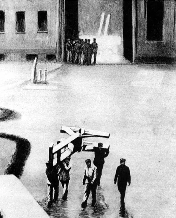 Доставка гильотины в немецкой тюрьме 1931 г Частн кол Наконец улучшили - фото 234