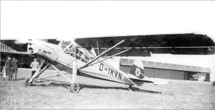 Fi156Vl DIKV7V во время презентации в Софии 1938 год Шторъх подвергся - фото 13