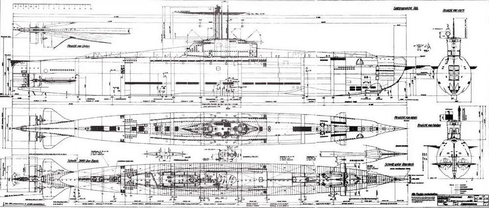 Германские субмарины Тип XXI Крупным планом - фото 50