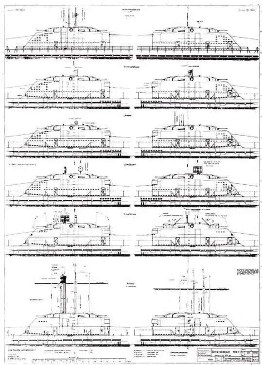 Германские субмарины Тип XXI Крупным планом - фото 53