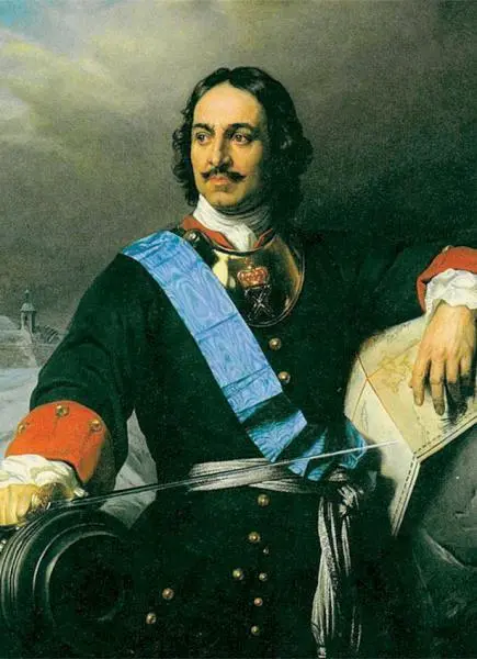 Император Петр I Алексеевич Художник П Деларош Кавалергардский литаврщик и - фото 46