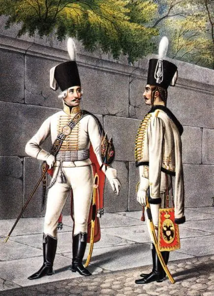 Офицер и рядовой лейбгвардии Гусарского полка 1799 г А В Суворов у - фото 114