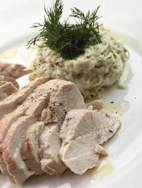 Курица запеченная с баклажанами и шпинатом Курица 11 кг Оливковое масло - фото 293