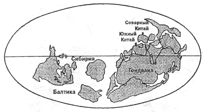 Рис 71 Карта мира показывающая приблизительное расположение континентов в - фото 18