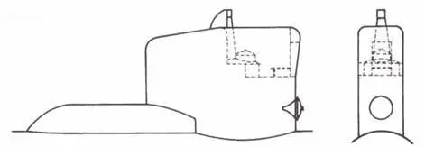 Abb 4 открытый мостик как и варианте М3 с закругленным фальшбортом V 2360 - фото 10