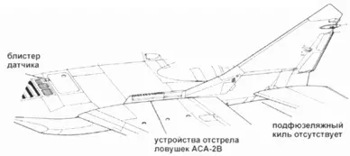 МиГ29 стандартный Контейнер тормозного парашюта установлен в вырезах щитков - фото 36