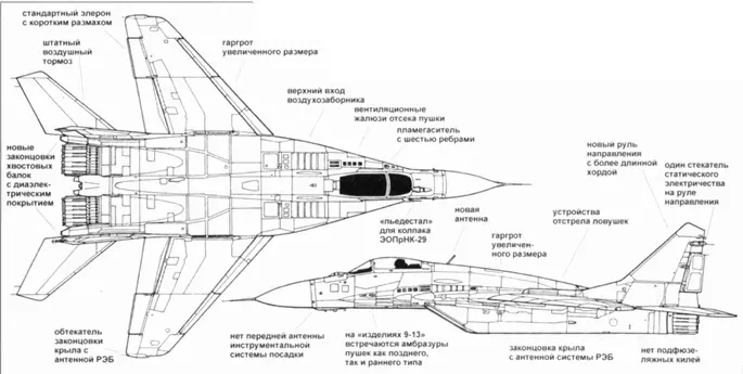 МиГ29 изделие 913 МиГ29С изделие 913С Fulcrumc Существует - фото 82