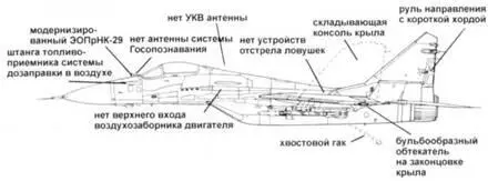 МиГ29К МиГ29УБ изделие 951 Fulcrumb Миг29УБ представляет собой - фото 162