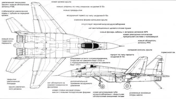 МиГ29К изделие 931 К Самолет МиГ29К представляет собой развитие МиГ29М - фото 163