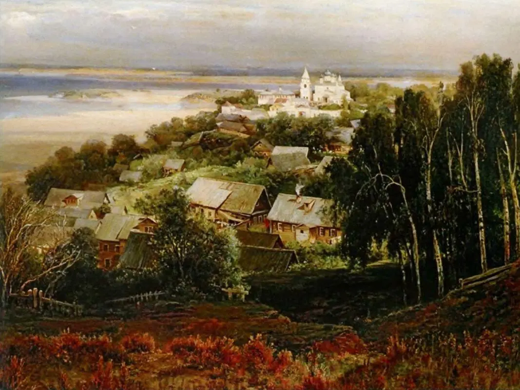 А К Саврасов Печерский монастырь под Нижним Новгородом А К Саврасов - фото 21