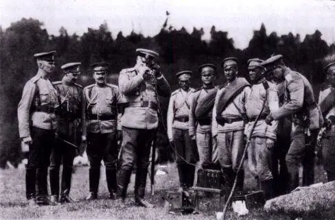 Полевой штаб Офицеры на связи с командованием Русская артиллерия на - фото 6