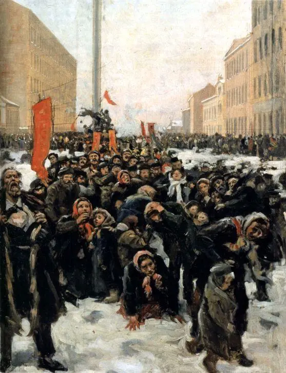Кровавое воскресенье 9 января 1905 года Художник В Маковский 1905 г Летом - фото 26