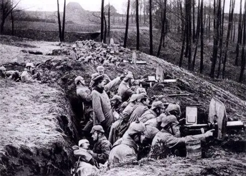 Германская пулеметная батарея февраль 1915 г Всего за период с 17 августа по - фото 29