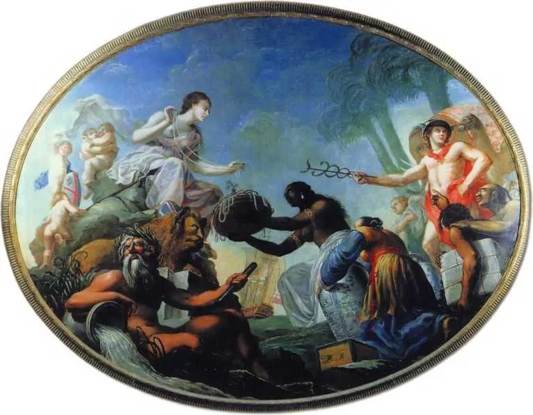 С Рома Восток предлагает свои богатства Британии 1778 г Н Дане - фото 47