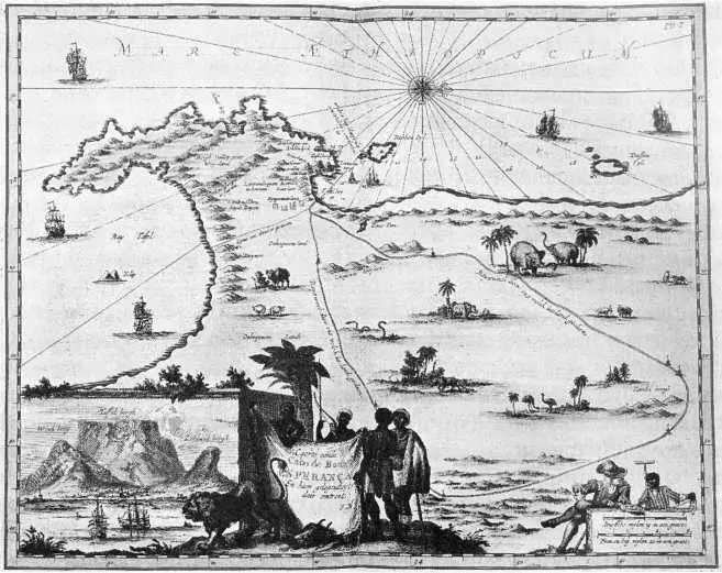 Карта Мыса Доброй Надежды Около 1682 г Королевская библиотека Гааги Развитие - фото 53