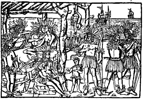 Индейцы С испанской гравюры начала XVI века Колумба вскоре познакомившегося с - фото 21