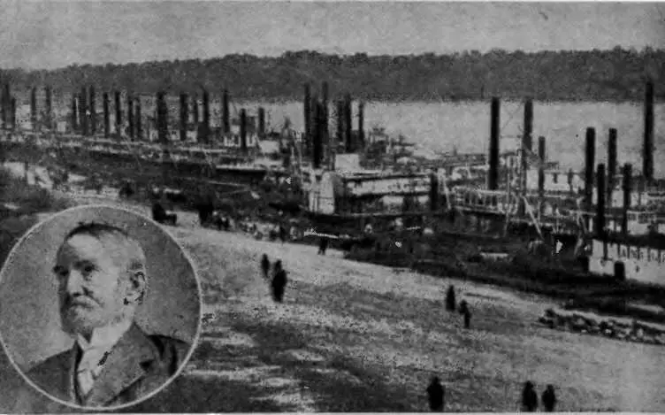 Набережная в СэнтЛуи пятидесятые годы XIX в слева фотография Биксби 1907 - фото 7