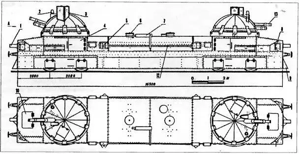 Мотоброневагон Orlik чехословацкого корпуса 1919 г 1 бронировка кабелей и - фото 68