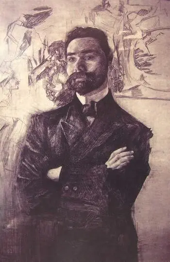 Валерий Брюсов Портрет работы М А Врубеля 1906 ГТГ Константин Бальмонт - фото 8