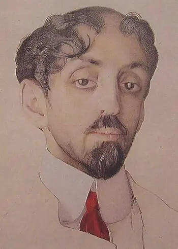 Михаил Кузмин Портрет работы К А Сомова 1909 ГТГ Максимилиан Волошин - фото 16