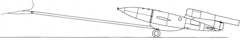 Ar 234C с V1 на стартовой тележке Ar 234 CV1 Huckepack бук - фото 124