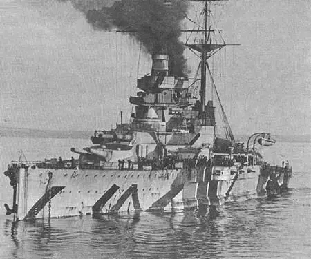 Линейный корабль Ramilies в ноябре 1917 года Благодаря этой же системе - фото 35