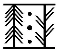 Символы леса деревьев это схематически изображенные елочки Однако - фото 59