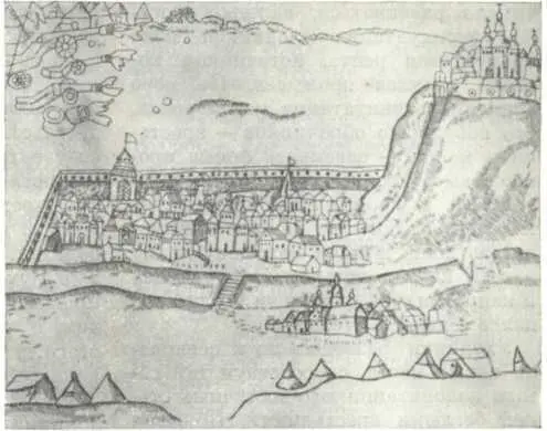 Чигирин Рисунок XVII в Уже в начале XVI в а возможно и раньше население - фото 26
