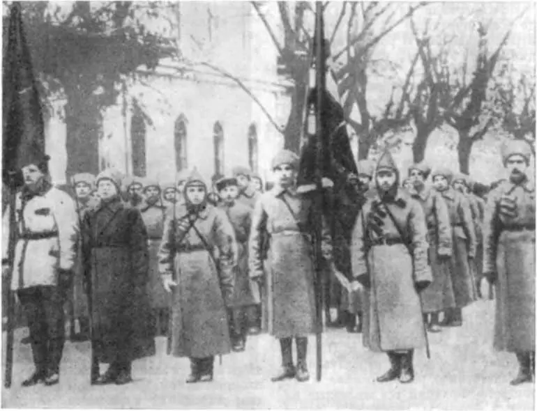 Красноармейцы участники боев за освобождение Екатеринослава Январь 1919 г - фото 88