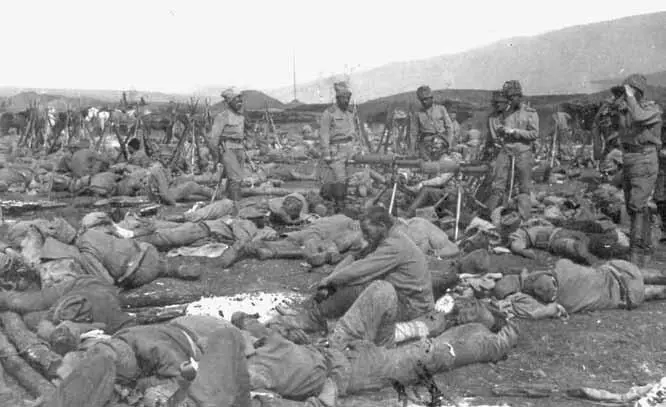 14 Русские части после взятия передовых фортов Эрзерума Февраль 1916 15 - фото 17
